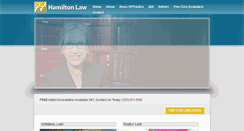 Desktop Screenshot of hamiltonlawservices.com